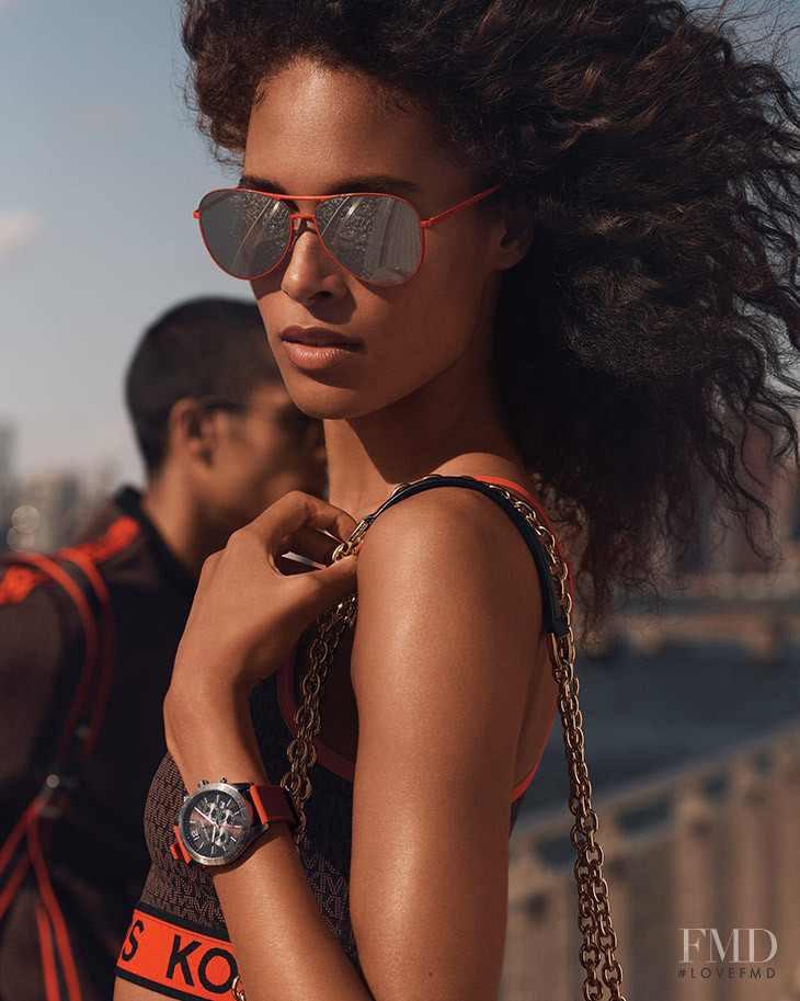 Cindy Bruna featured in  the Kors Michael Kors advertisement for Autumn/Winter 2021