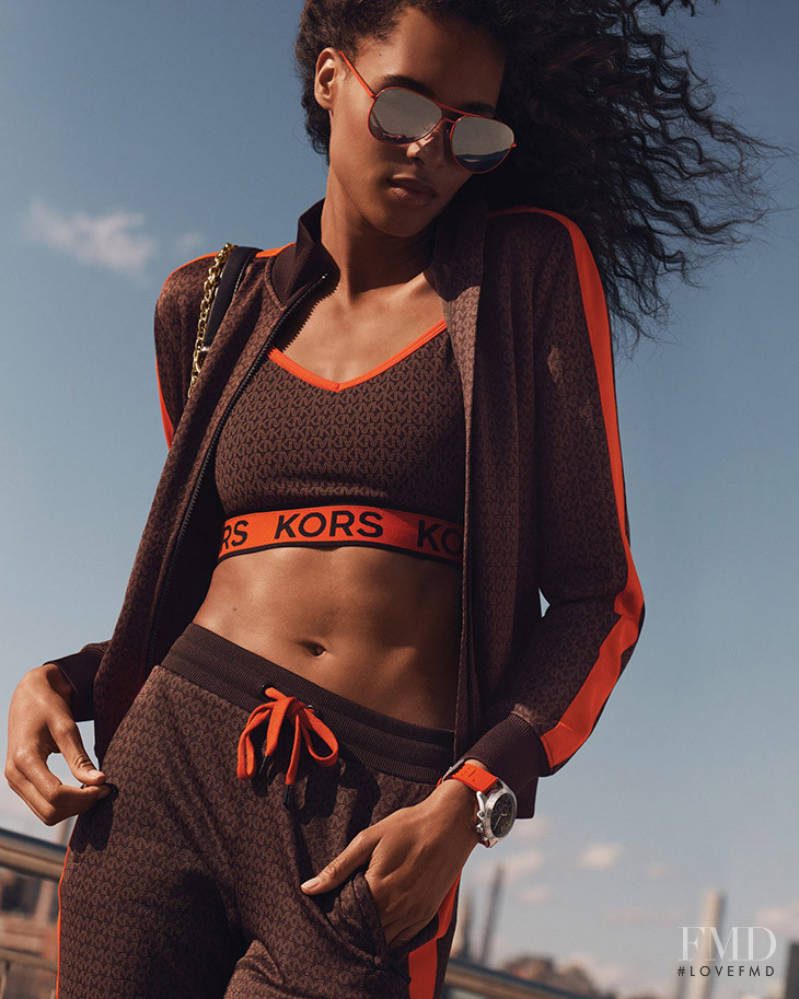 Cindy Bruna featured in  the Kors Michael Kors advertisement for Autumn/Winter 2021