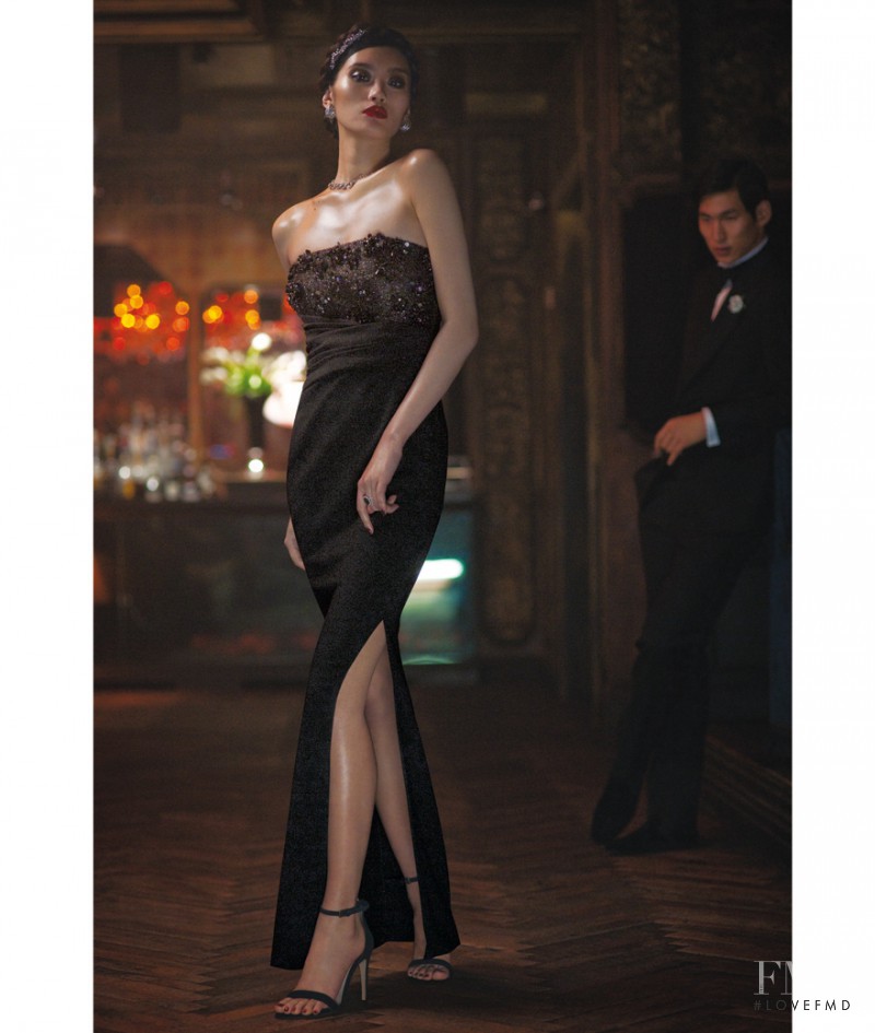Ming Xi featured in  the Max Mara Elegante advertisement for Autumn/Winter 2012