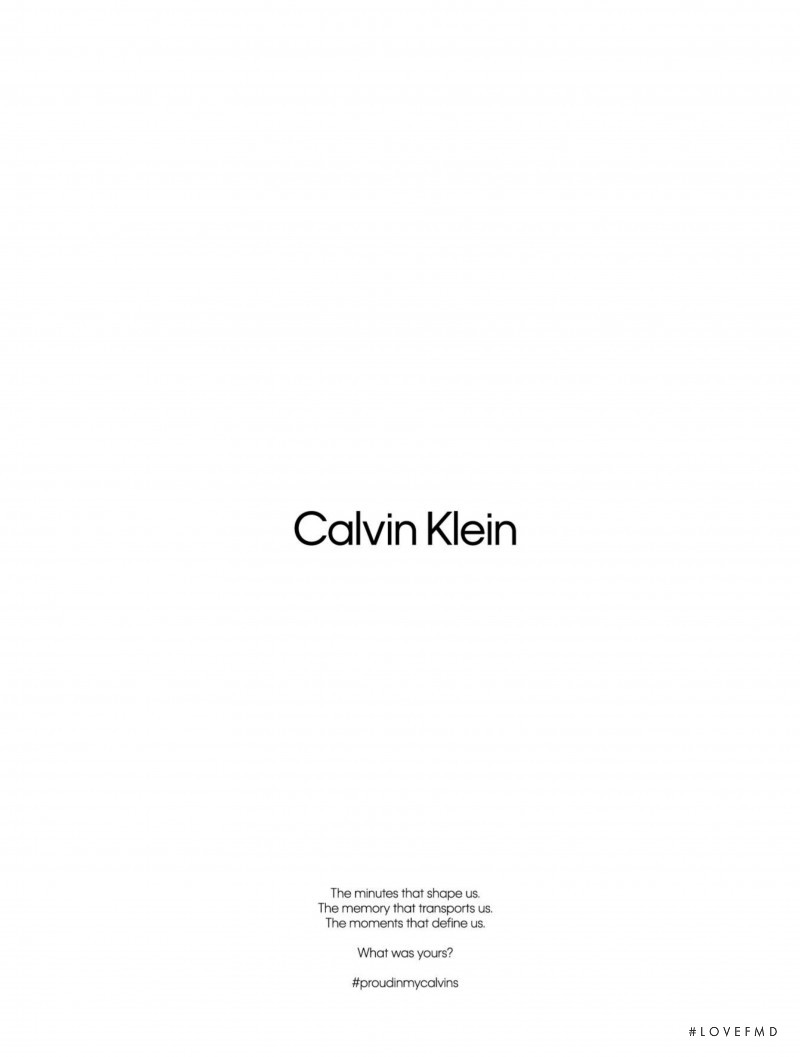 Calvin Klein #PROUDINMYCALVINS advertisement for Summer 2021
