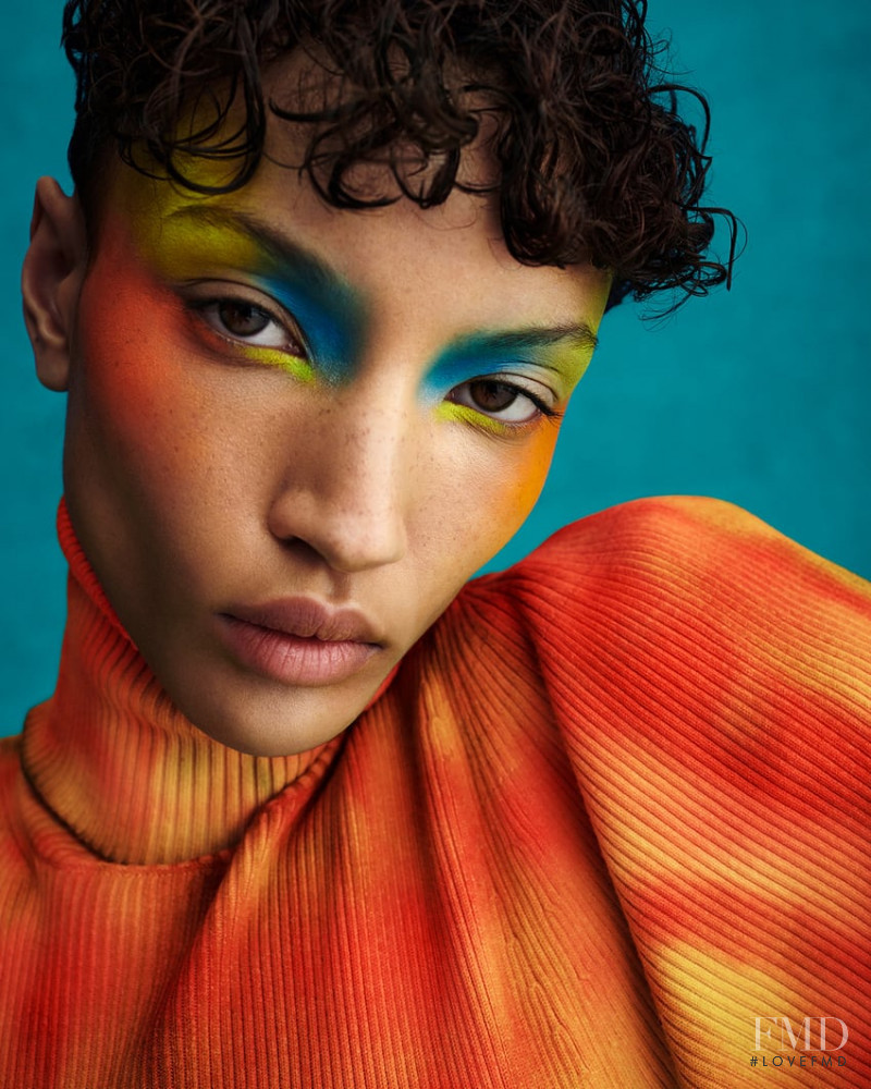 Georgia Palmer featured in  the Zara Beauty - Tie Dye advertisement for Spring/Summer 2021