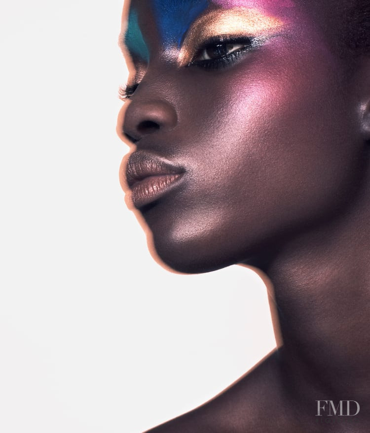 Maty Fall Diba featured in  the Zara Beauty - Chroma advertisement for Spring/Summer 2021