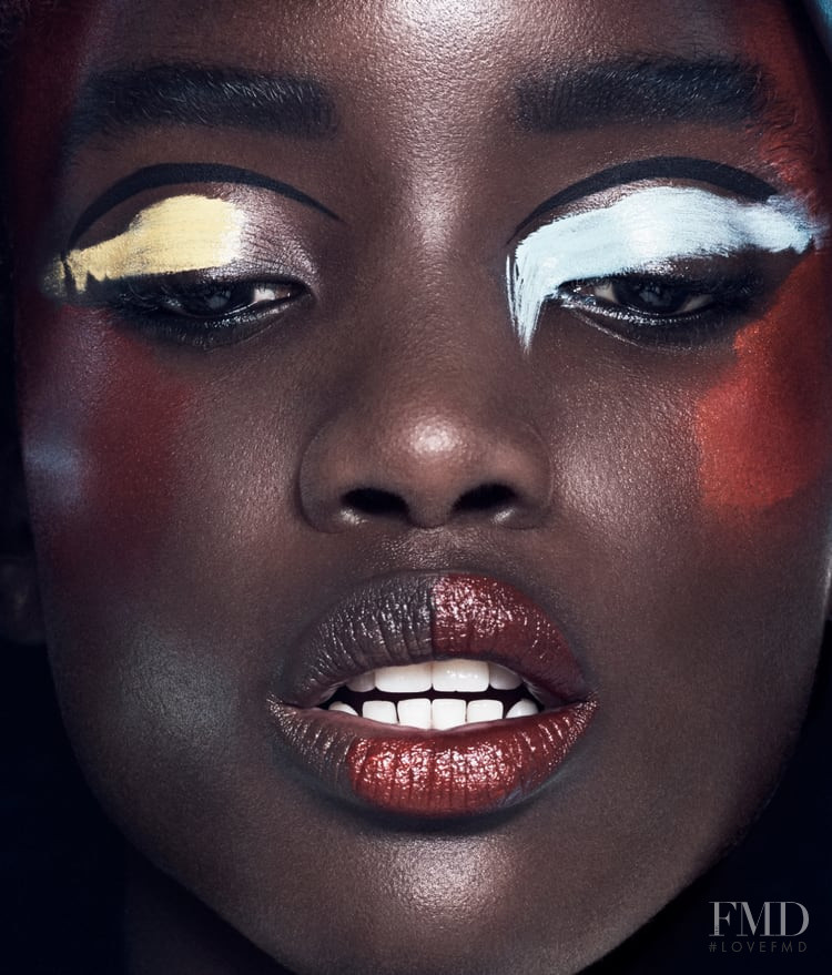Maty Fall Diba featured in  the Zara Beauty - Chroma advertisement for Spring/Summer 2021