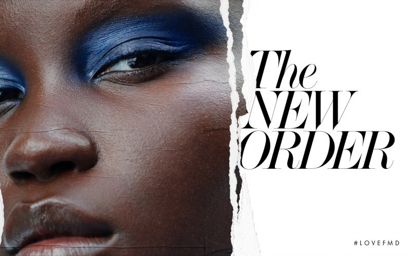 Achenrin Madit featured in  the Zara Beauty - The New Order advertisement for Spring/Summer 2021