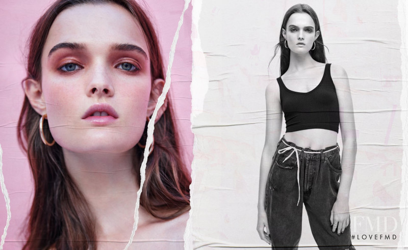 Lulu Tenney featured in  the Zara Beauty - The New Order advertisement for Spring/Summer 2021