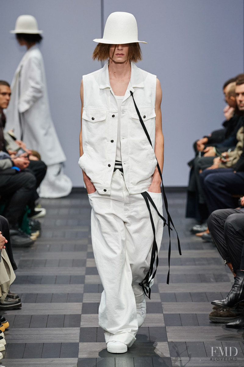 Tygo T featured in  the Ann Demeulemeester fashion show for Spring/Summer 2022