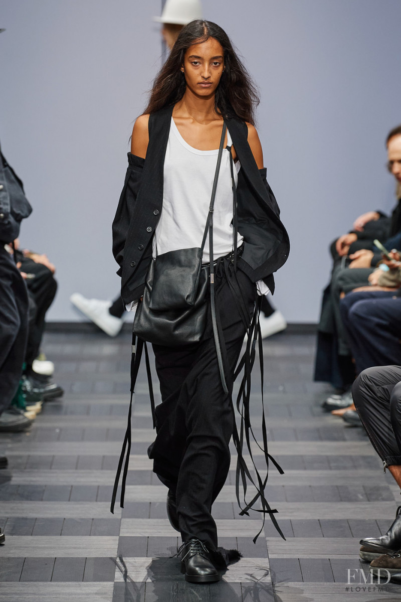 Mona Tougaard featured in  the Ann Demeulemeester fashion show for Spring/Summer 2022
