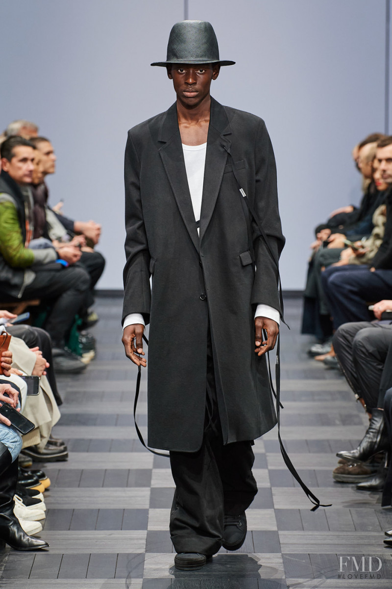 Adamu Bulus featured in  the Ann Demeulemeester fashion show for Spring/Summer 2022