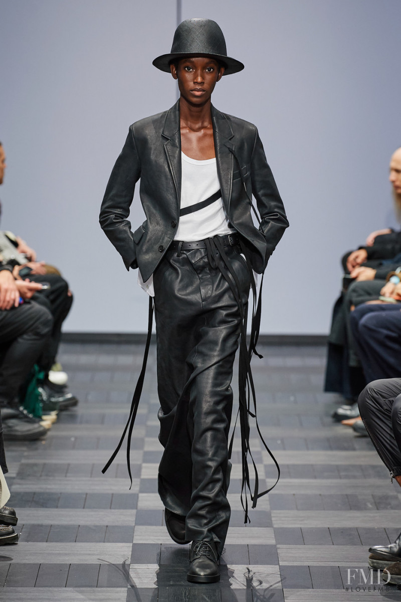 Laura Reyes featured in  the Ann Demeulemeester fashion show for Spring/Summer 2022