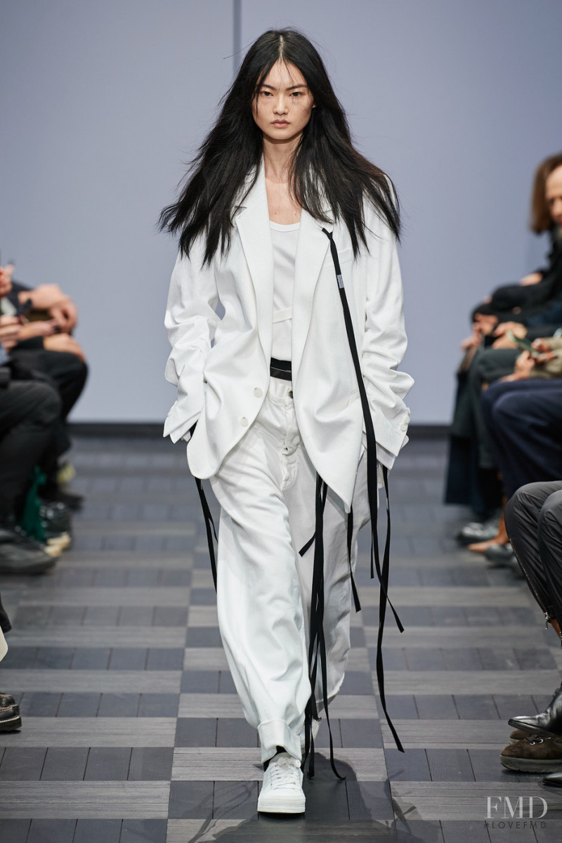 Cong He featured in  the Ann Demeulemeester fashion show for Spring/Summer 2022