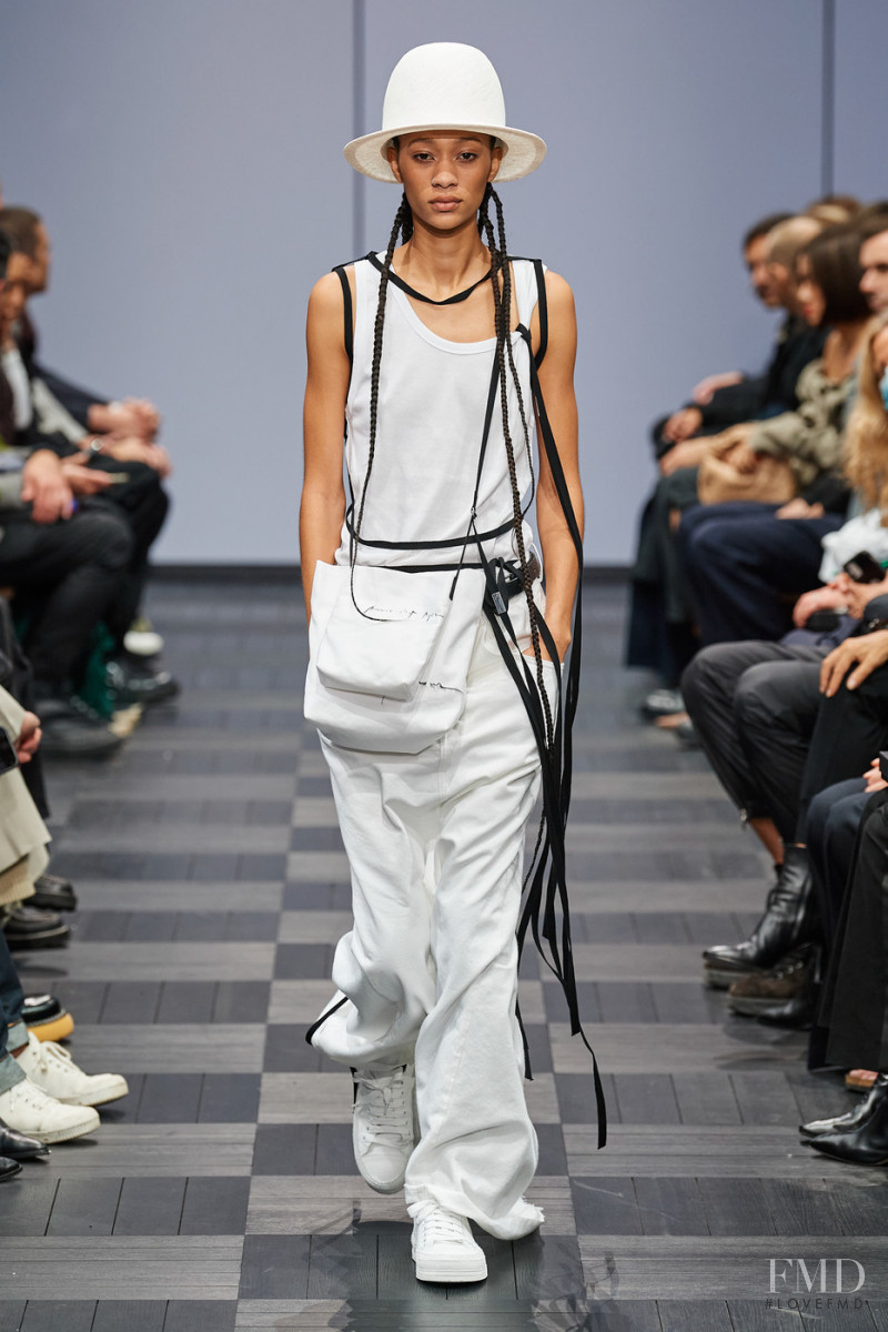 Selena Forrest featured in  the Ann Demeulemeester fashion show for Spring/Summer 2022