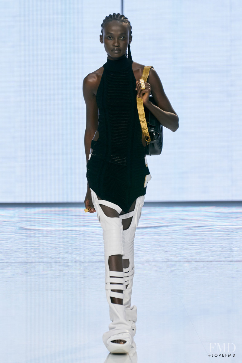 Aliet Sarah Isaiah featured in  the Balmain fashion show for Spring/Summer 2022