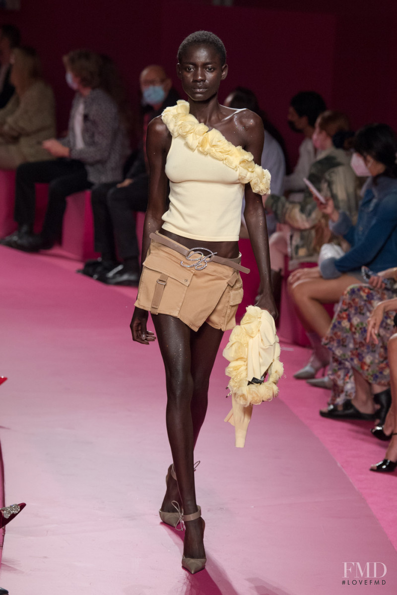 Sokhna Niane featured in  the Blumarine fashion show for Spring/Summer 2022