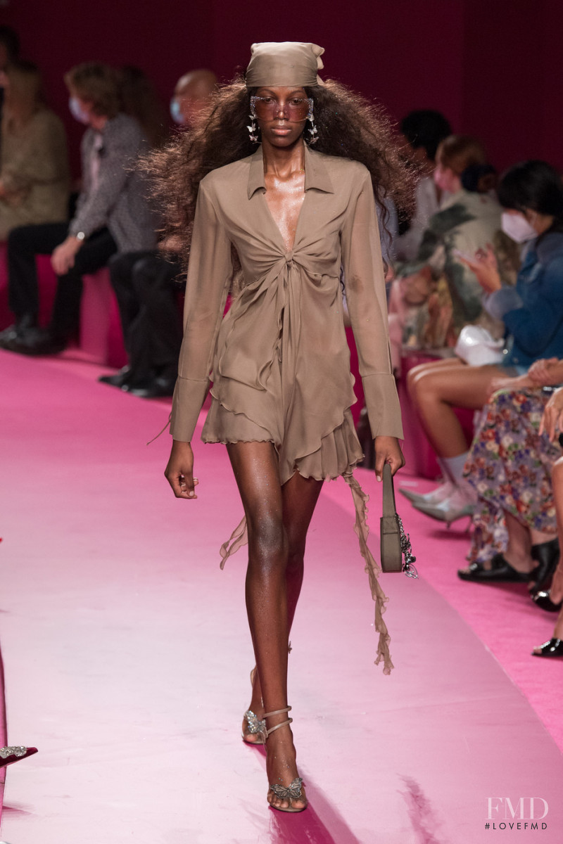 Gibril Igale featured in  the Blumarine fashion show for Spring/Summer 2022