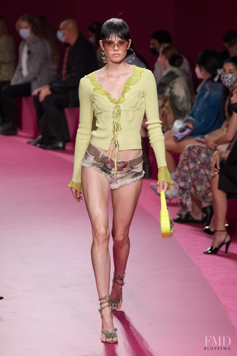 Maike Inga featured in  the Blumarine fashion show for Spring/Summer 2022