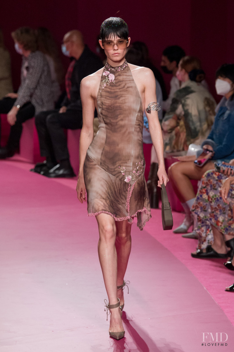 Maike Inga featured in  the Blumarine fashion show for Spring/Summer 2022