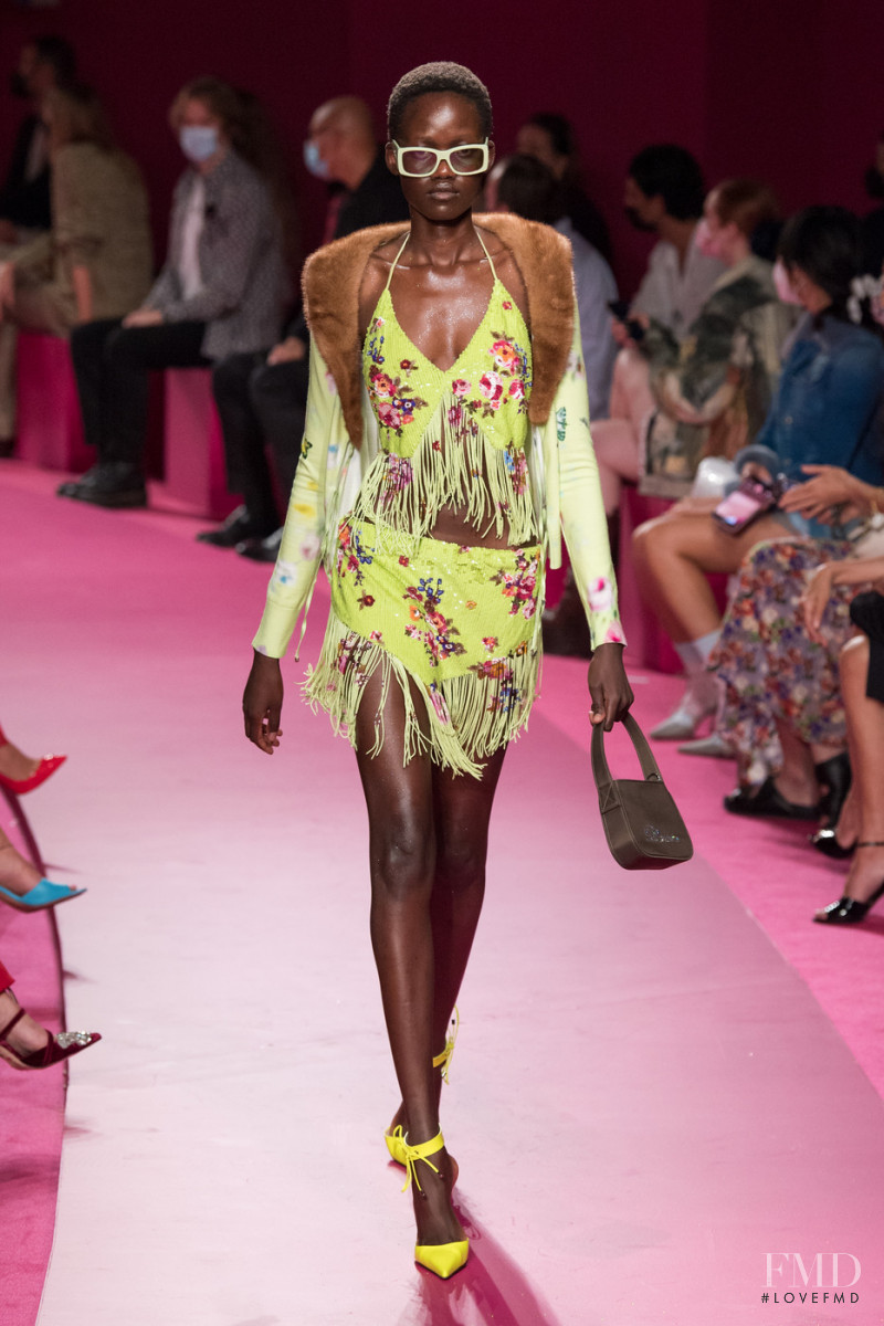 Caren Jepkemei featured in  the Blumarine fashion show for Spring/Summer 2022