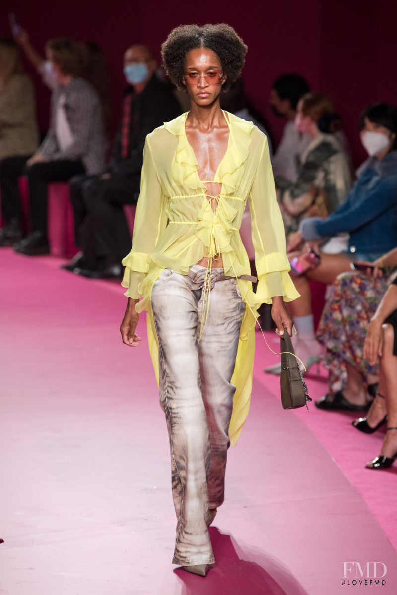 Kendall Baisden featured in  the Blumarine fashion show for Spring/Summer 2022