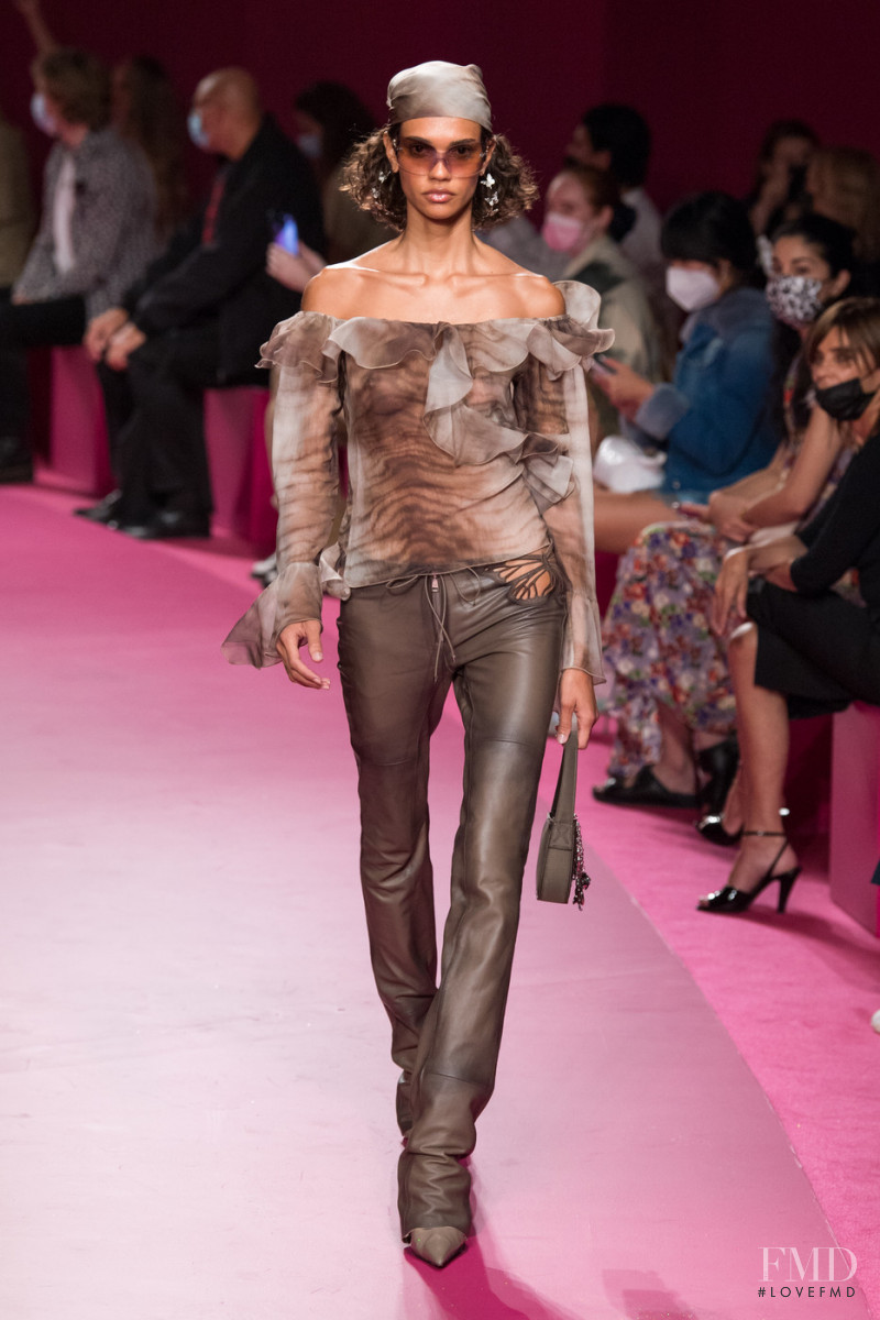 Barbara Valente featured in  the Blumarine fashion show for Spring/Summer 2022