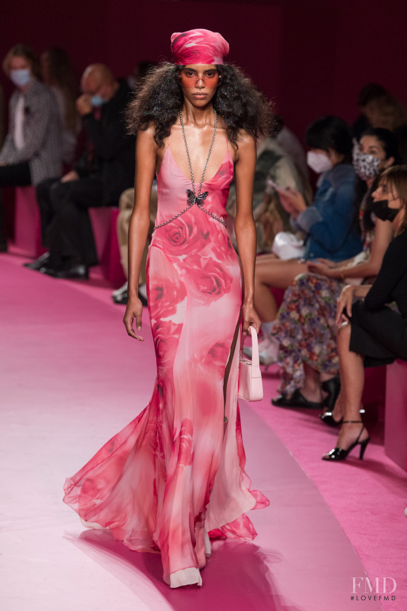 Allana Santos Brito featured in  the Blumarine fashion show for Spring/Summer 2022