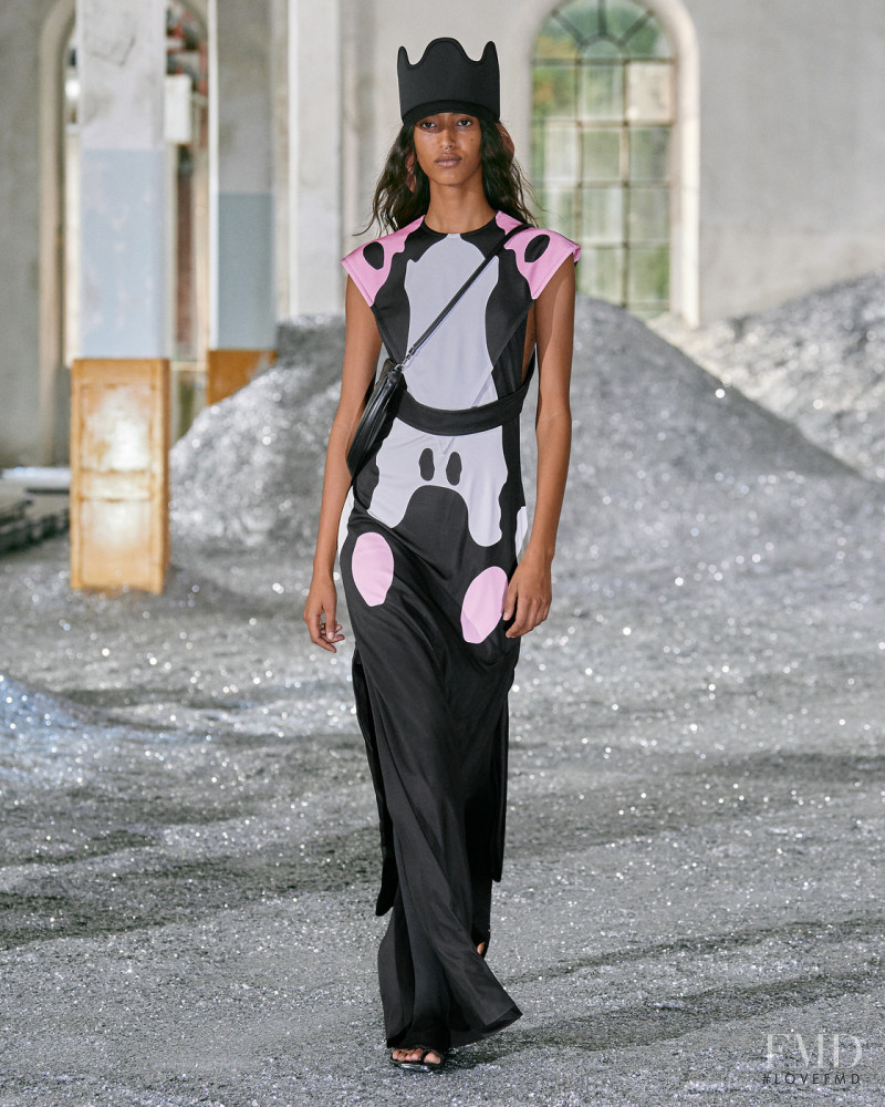 Mona Tougaard featured in  the Burberry fashion show for Spring/Summer 2022
