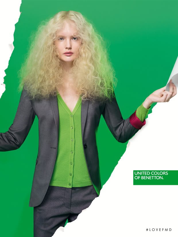 Henrietta Hellberg featured in  the United Colors of Benetton advertisement for Autumn/Winter 2012