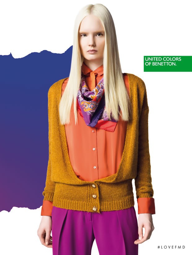 Henrietta Hellberg featured in  the United Colors of Benetton advertisement for Autumn/Winter 2012