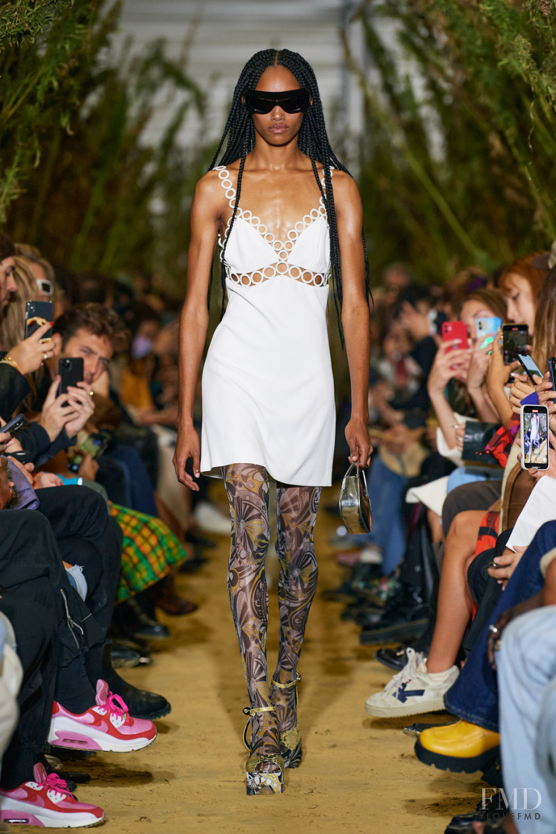 Majesty Amare featured in  the Coperni fashion show for Spring/Summer 2022