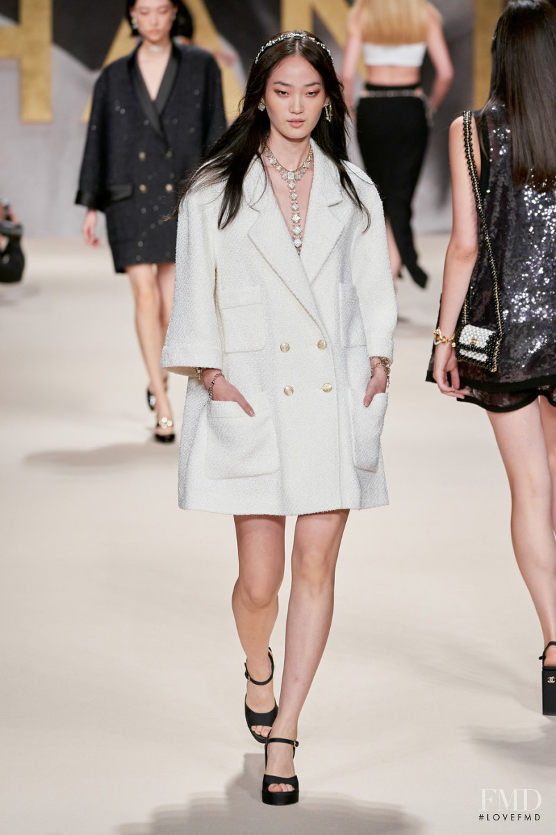 Hyun Ji Shin featured in  the Chanel fashion show for Spring/Summer 2022