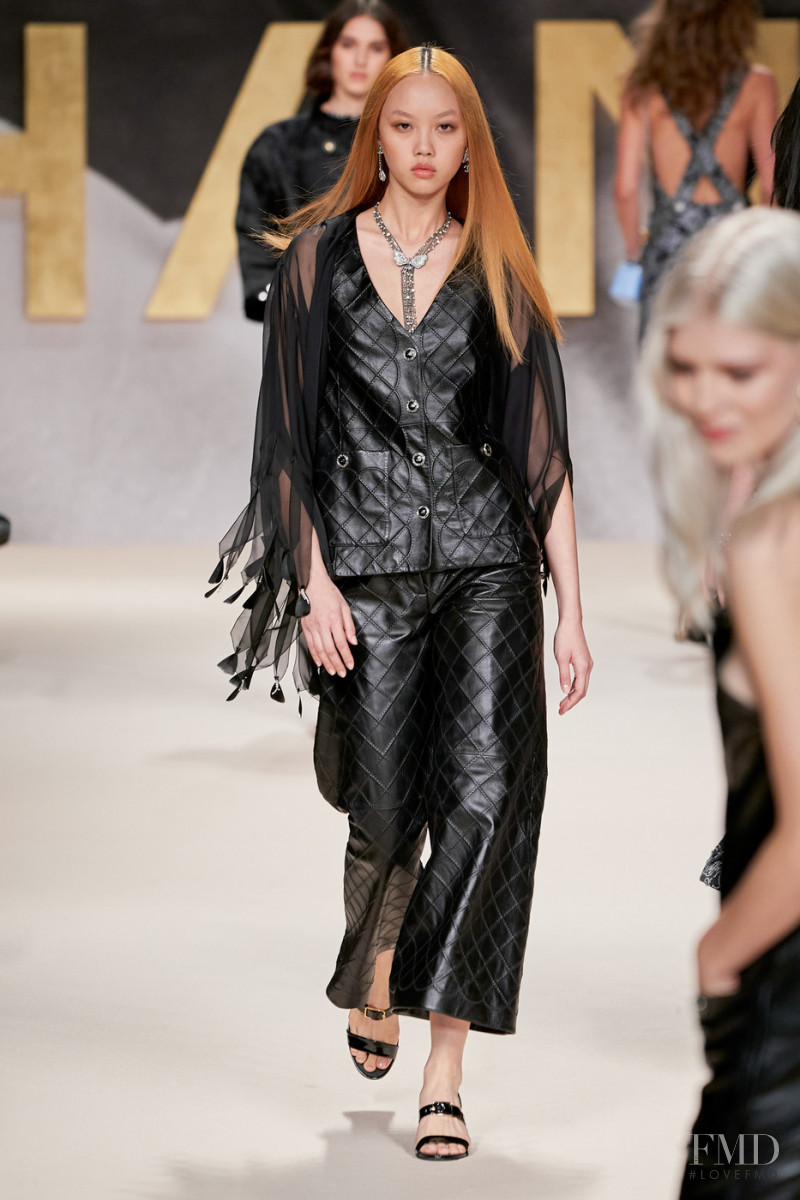 Jan Baiboon Arunpreechachai featured in  the Chanel fashion show for Spring/Summer 2022