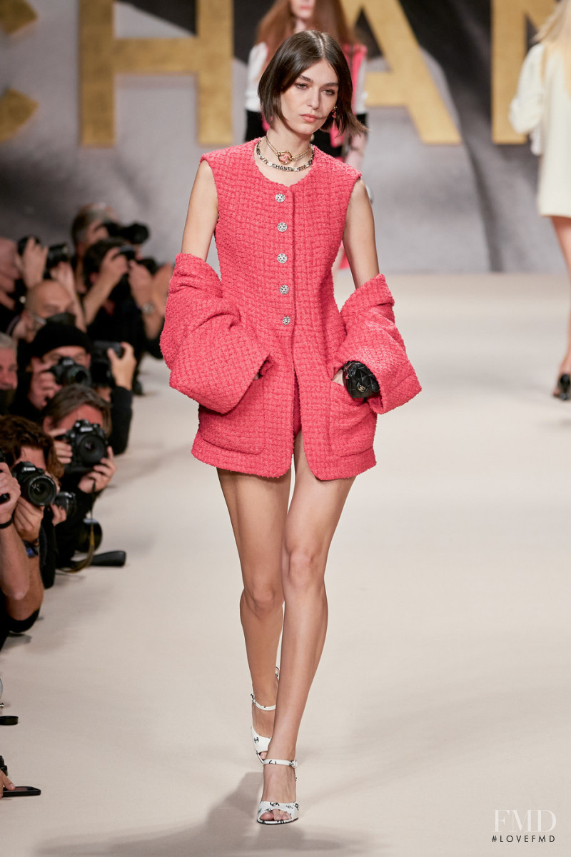 Rayssa Medeiros featured in  the Chanel fashion show for Spring/Summer 2022