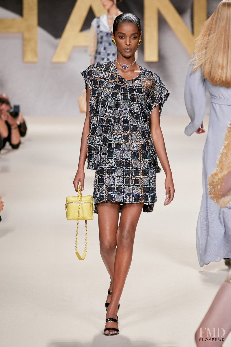 Malika Louback featured in  the Chanel fashion show for Spring/Summer 2022