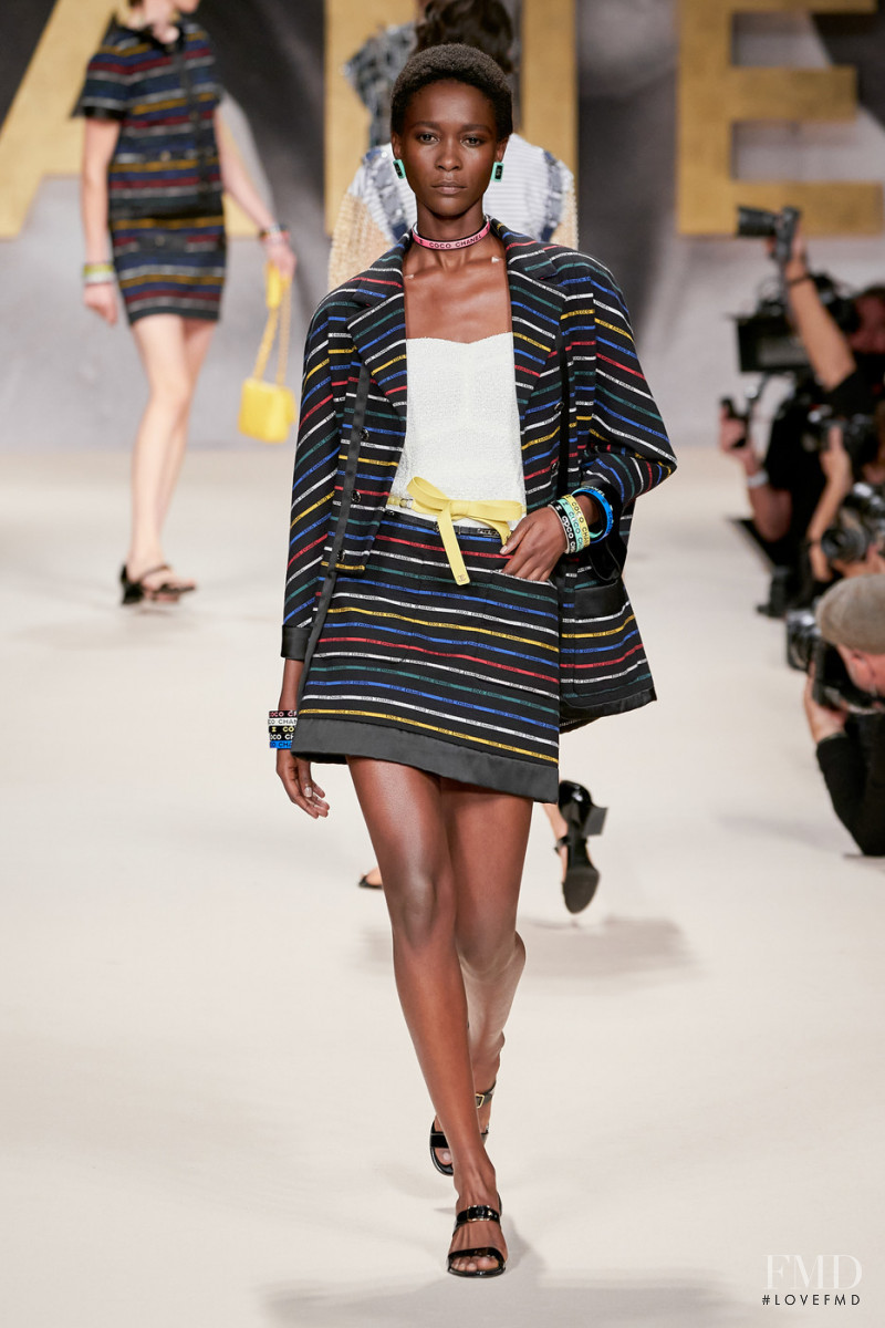 Mahany Pery featured in  the Chanel fashion show for Spring/Summer 2022