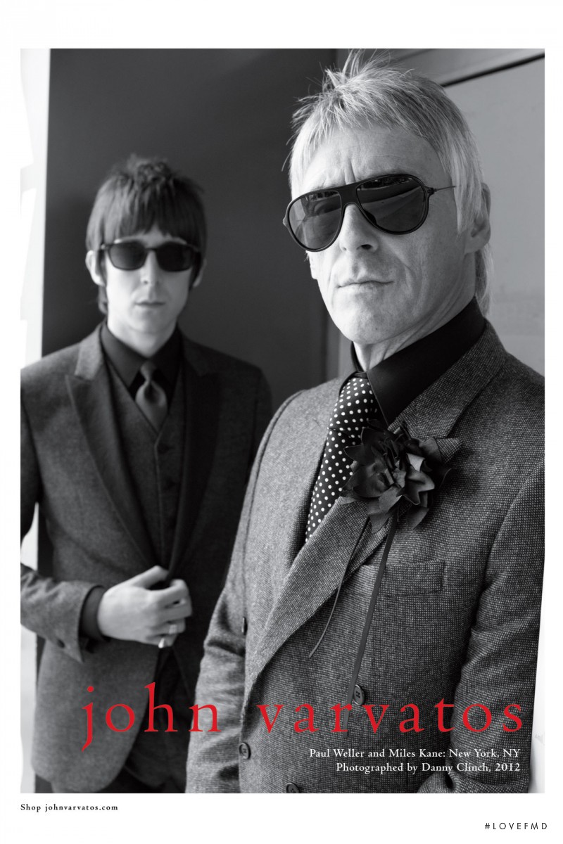 John Varvatos advertisement for Autumn/Winter 2012