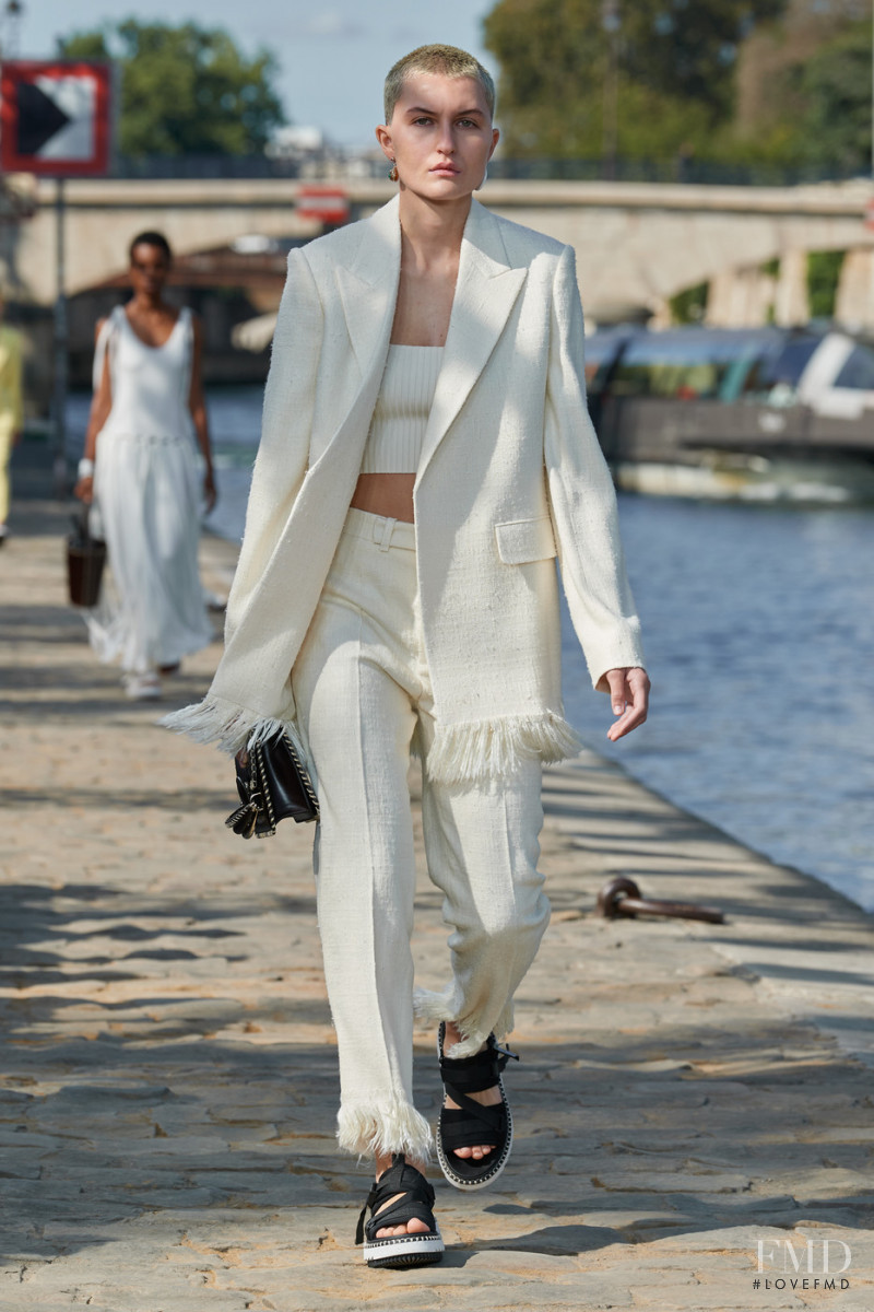 Arta Gee featured in  the Chloe fashion show for Spring/Summer 2022