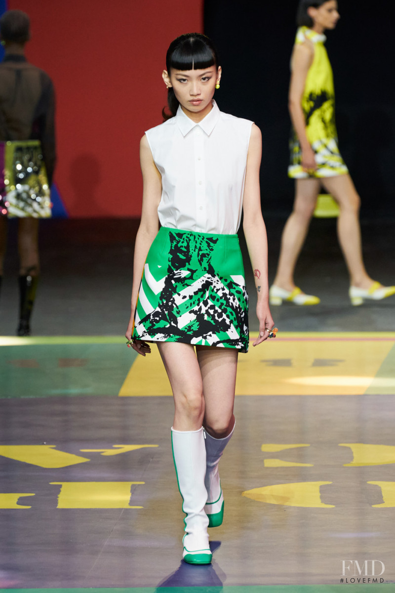 Peipei Tang featured in  the Christian Dior fashion show for Spring/Summer 2022
