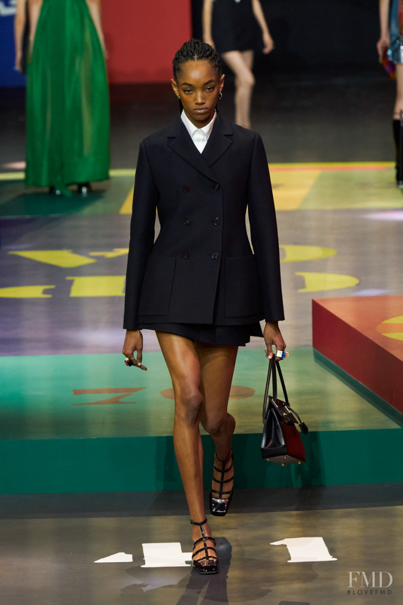 Majesty Amare featured in  the Christian Dior fashion show for Spring/Summer 2022