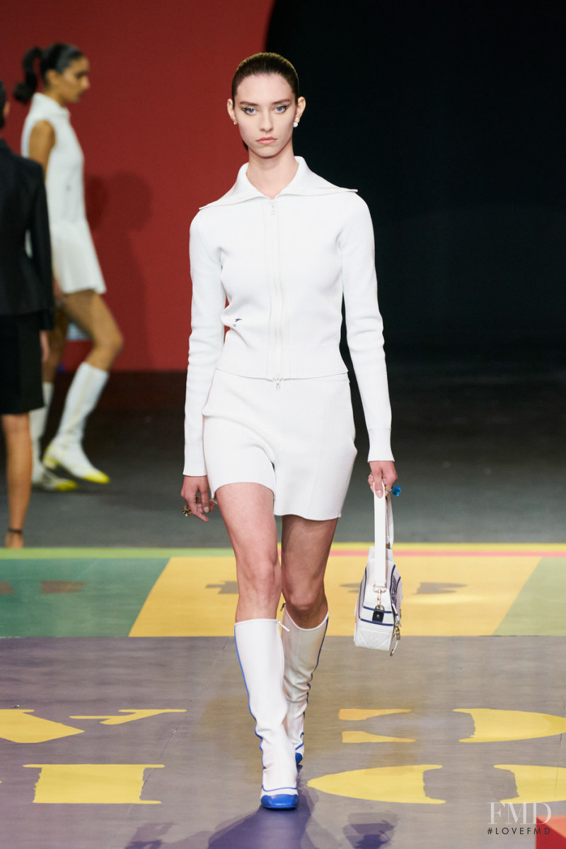 Sophie Martynova featured in  the Christian Dior fashion show for Spring/Summer 2022
