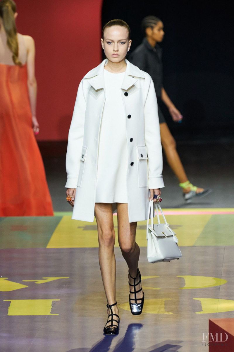Caroline Helsen featured in  the Christian Dior fashion show for Spring/Summer 2022