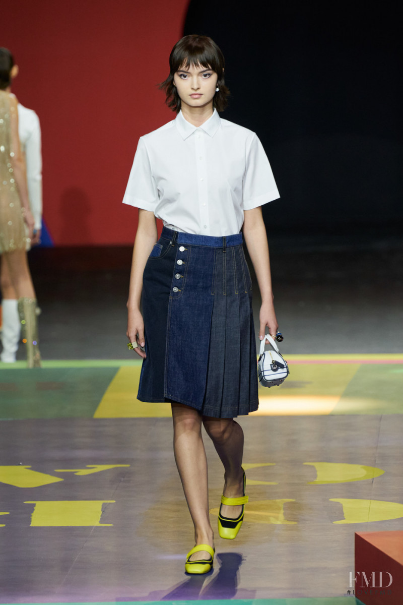 Greta Hajwos featured in  the Christian Dior fashion show for Spring/Summer 2022