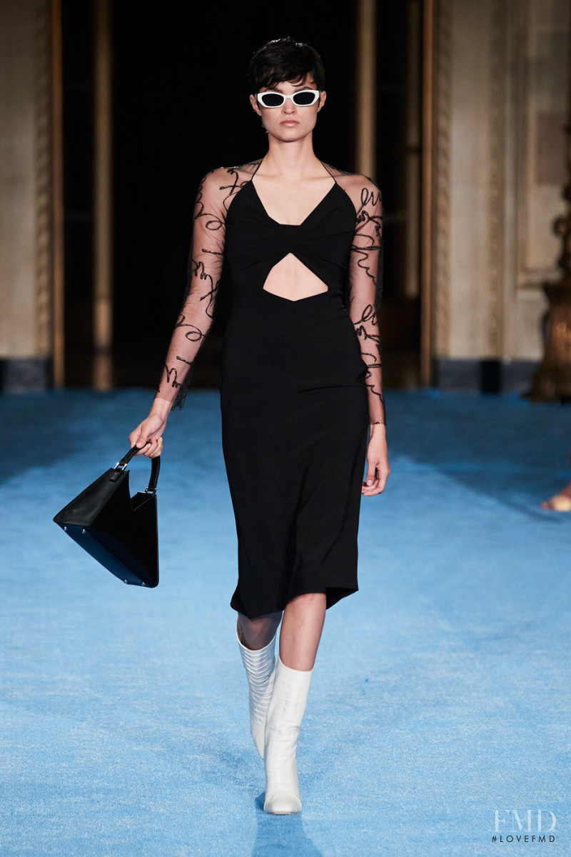 Isabella Emmack featured in  the Christian Siriano fashion show for Spring/Summer 2022