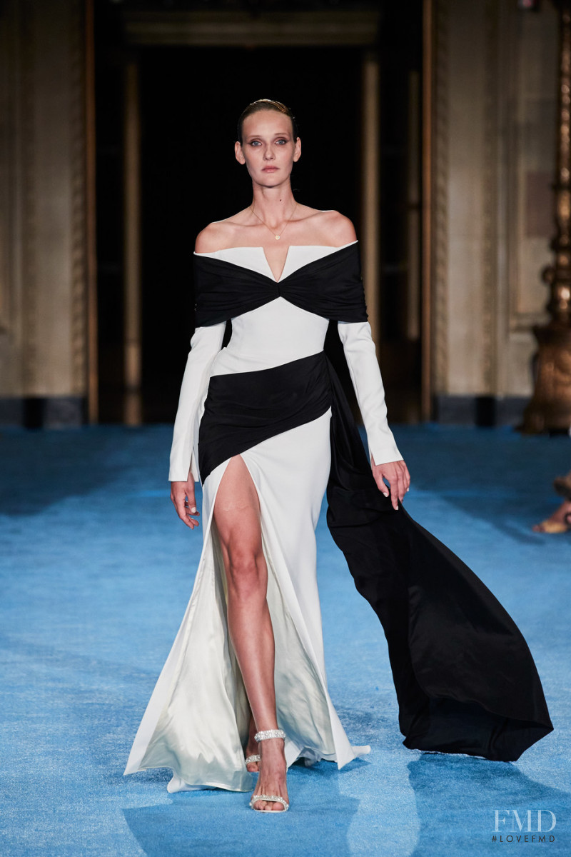 Helga Hitko featured in  the Christian Siriano fashion show for Spring/Summer 2022
