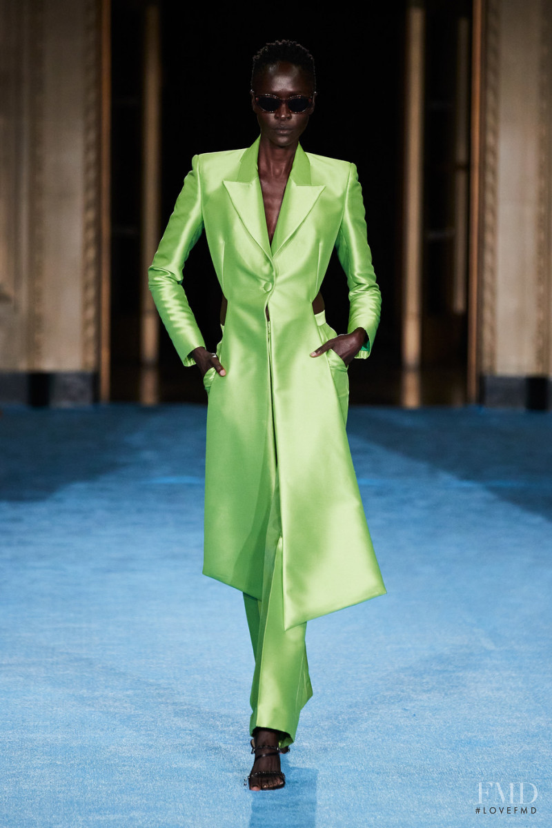 Ya Jagne featured in  the Christian Siriano fashion show for Spring/Summer 2022