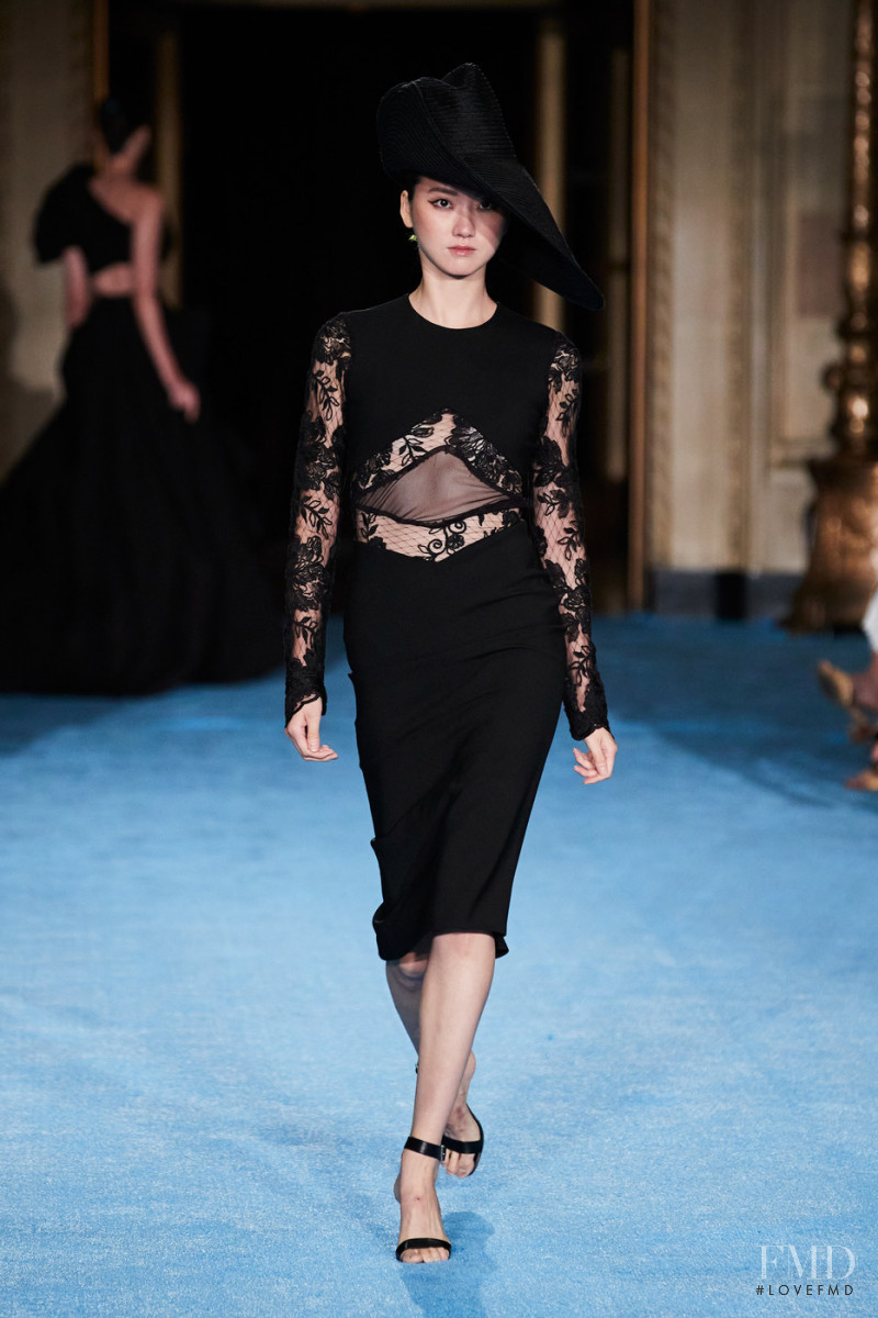 Joony Kim featured in  the Christian Siriano fashion show for Spring/Summer 2022
