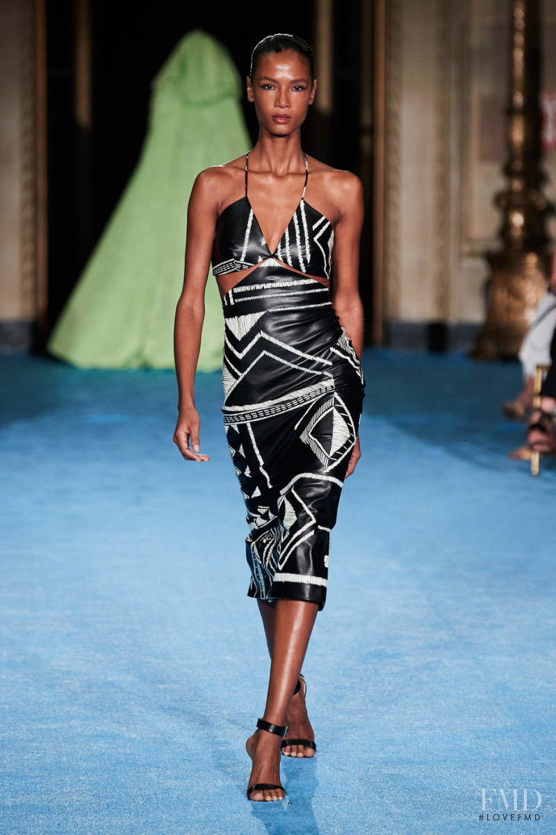 Ariela Soares featured in  the Christian Siriano fashion show for Spring/Summer 2022