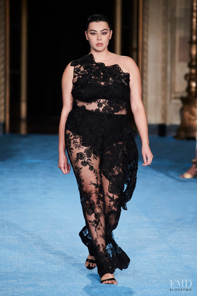 Lauren Chan featured in  the Christian Siriano fashion show for Spring/Summer 2022