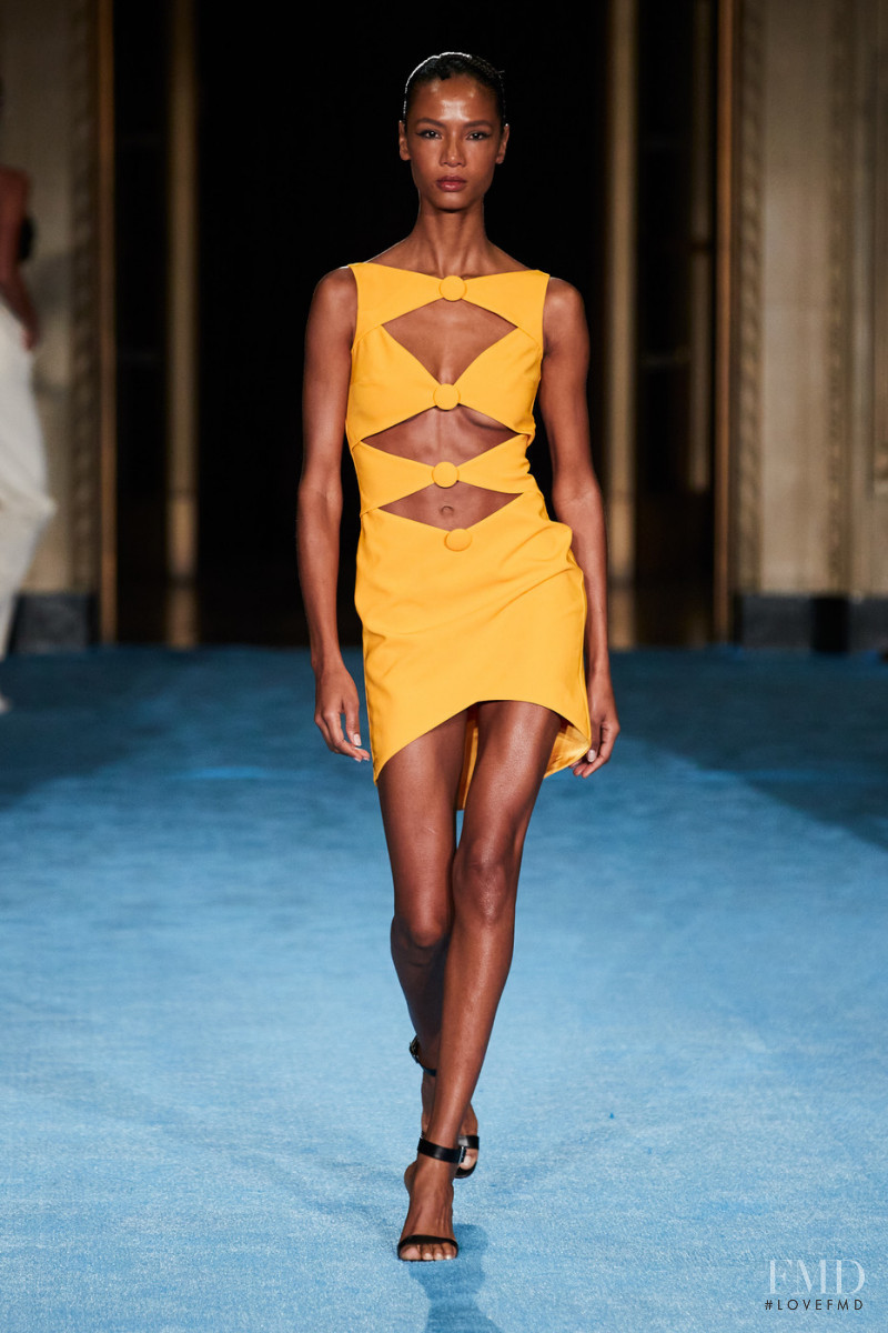 Ariela Soares featured in  the Christian Siriano fashion show for Spring/Summer 2022