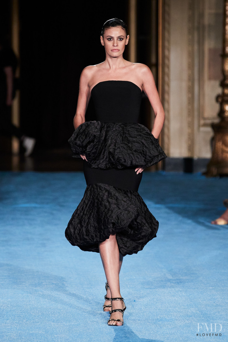 Alisar Ailabouni featured in  the Christian Siriano fashion show for Spring/Summer 2022