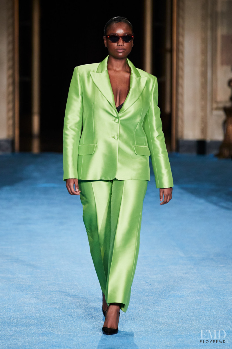 Tatiana Williams featured in  the Christian Siriano fashion show for Spring/Summer 2022