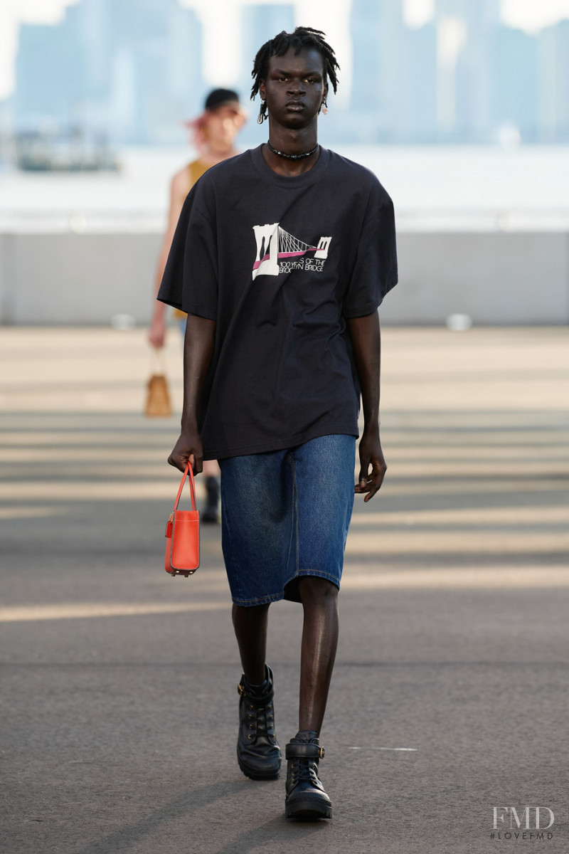 Athiey Deng featured in  the Coach fashion show for Spring/Summer 2022